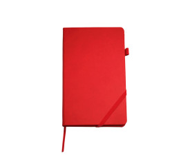 Блокнот в клітинку А5 Berganote Hard, тверда обкладинка (червоний)