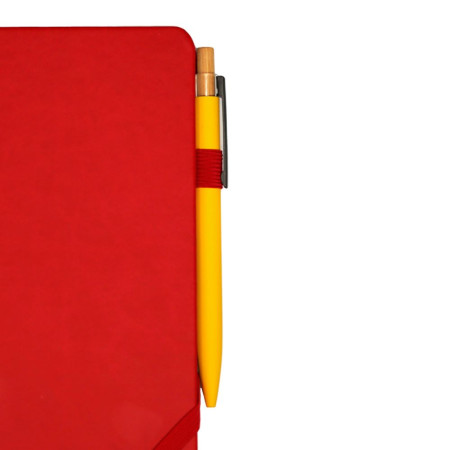 Блокнот в клітинку А5 Berganote Hard, тверда обкладинка (червоний) Блокнот в клітинку А5 Berganote Hard, тверда обкладинка (червоний)