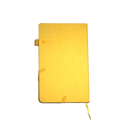 Блокнот в клітинку А5 Berganote Hard, тверда обкладинка (жовтий)