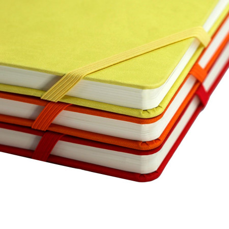 Блокнот в клітинку А5 Berganote Hard, тверда обкладинка (жовтий)