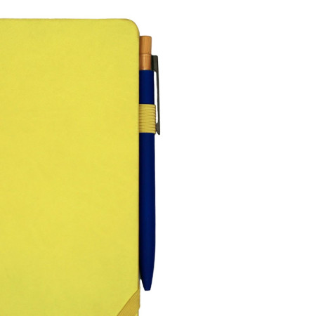 Блокнот в клітинку А5 Berganote Hard, тверда обкладинка (жовтий)