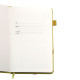 Блокнот в клітинку А5 Berganote Hard, тверда обкладинка (жовтий)