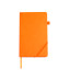 Блокнот в клітинку А5 Berganote Hard, тверда обкладинка (помаранчевий)