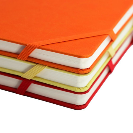 Блокнот в клітинку А5 Berganote Hard, тверда обкладинка (помаранчевий) Блокнот в клітинку А5 Berganote Hard, тверда обкладинка (помаранчевий)