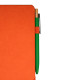 Блокнот в клітинку А5 Berganote Hard, тверда обкладинка (помаранчевий) Блокнот в клітинку А5 Berganote Hard, тверда обкладинка (помаранчевий)