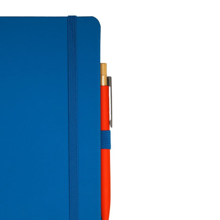 Блокнот в клітинку А5 Berganote Soft, тверда обкладинка (синій) Блокнот в клітинку А5 Berganote Soft, тверда обкладинка (синій)