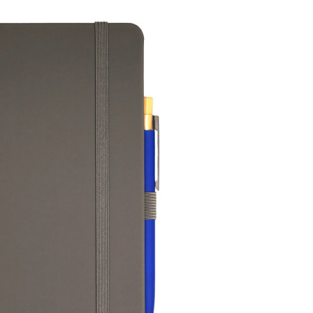 Блокнот в клітинку А5 Berganote Soft, тверда обкладинка (сірий) Блокнот в клітинку А5 Berganote Soft, тверда обкладинка (сірий)