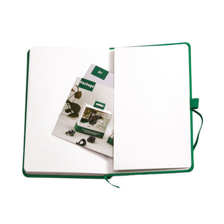 Блокнот в клітинку А5 Berganote Soft, тверда обкладинка (зелений) Блокнот в клітинку А5 Berganote Soft, тверда обкладинка (зелений)