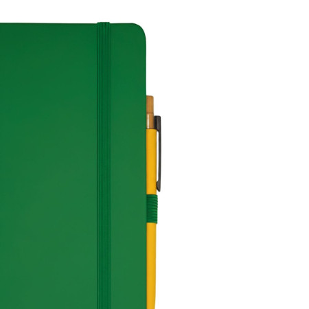 Блокнот в клітинку А5 Berganote Soft, тверда обкладинка (зелений) Блокнот в клітинку А5 Berganote Soft, тверда обкладинка (зелений)