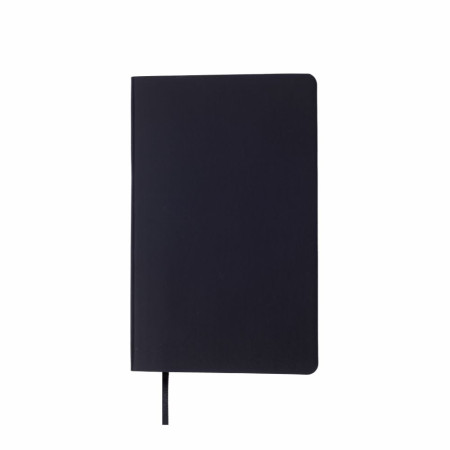 Блокнот в клітинку А5 Berganote Soft, тверда обкладинка (чорний)