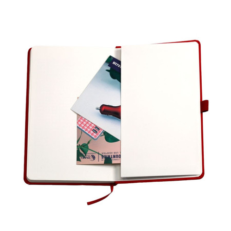 Блокнот в клітинку А5 Berganote Soft, тверда обкладинка (червоний) Блокнот в клітинку А5 Berganote Soft, тверда обкладинка (червоний)