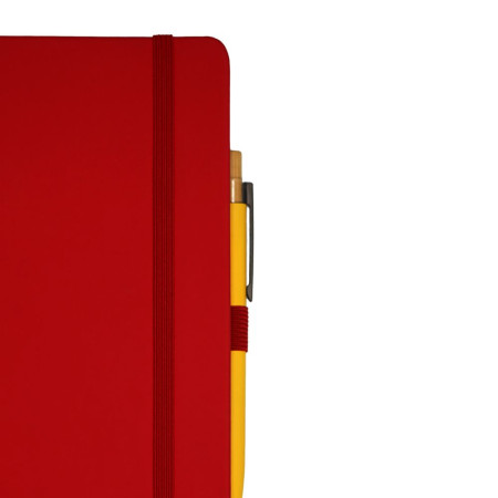 Блокнот в клітинку А5 Berganote Soft, тверда обкладинка (червоний) Блокнот в клітинку А5 Berganote Soft, тверда обкладинка (червоний)