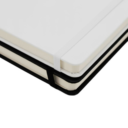 Блокнот в клітинку А5 Berganote Soft, тверда обкладинка (білий)