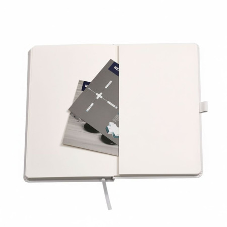 Блокнот в клітинку А5 Berganote Soft, тверда обкладинка (білий)