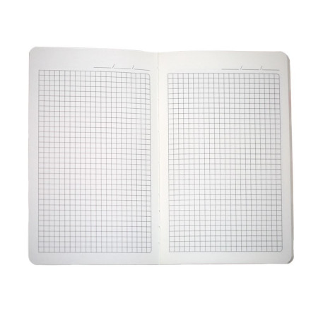 Блокнот в клітинку А5 Berganote Soft, тверда обкладинка (білий)