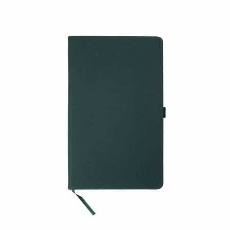 Блокнот в клітинку А5 Berganote Soft, тверда обкладинка (темно-зелений)