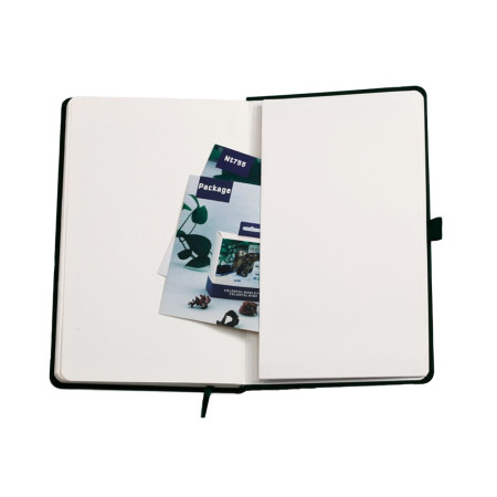 Блокнот в клітинку А5 Berganote Soft, тверда обкладинка (темно-зелений)