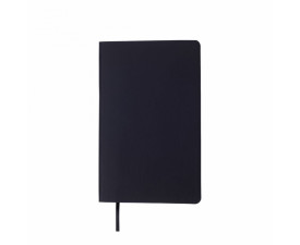 Блокнот в лінію А5 Berganote Flexible, м'яка обкладинка (чорний)