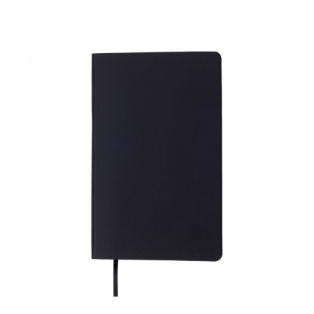 Блокнот в лінію А5 Berganote Flexible, м'яка обкладинка (чорний) Блокнот в лінію А5 Berganote Flexible, м'яка обкладинка (чорний)