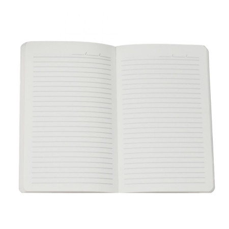 Блокнот в лінію А5 Berganote Flexible, м'яка обкладинка (чорний) Блокнот в лінію А5 Berganote Flexible, м'яка обкладинка (чорний)