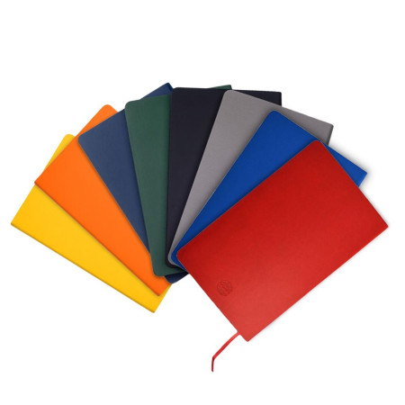 Блокнот в лінію А5 Berganote Flexible, м'яка обкладинка (чорний) Блокнот в лінію А5 Berganote Flexible, м'яка обкладинка (чорний)