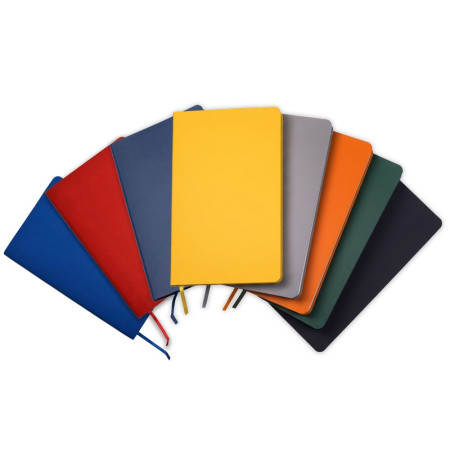 Блокнот в лінію А5 Berganote Flexible, м'яка обкладинка (синій) Блокнот в лінію А5 Berganote Flexible, м'яка обкладинка (синій)