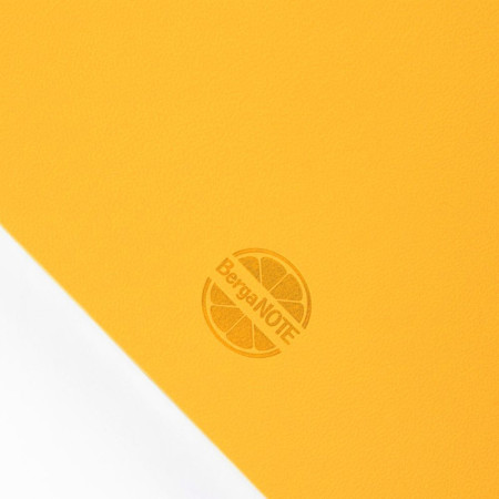 Блокнот в лінію А5 Berganote Flexible, м'яка обкладинка (жовтий)