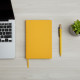 Блокнот в лінію А5 Berganote Flexible, м'яка обкладинка (жовтий)