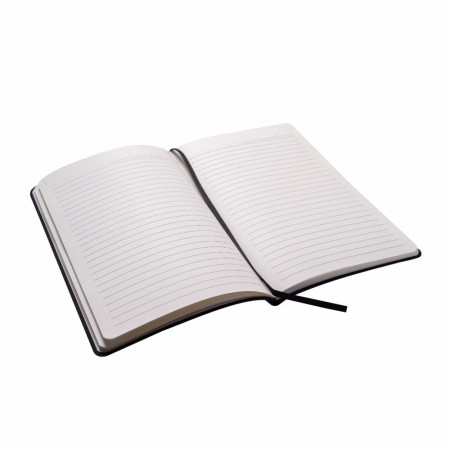 Блокнот в лінію А5 Berganote Delgado, м'яка обкладинка (чорний) Блокнот в лінію А5 Berganote Delgado, м'яка обкладинка (чорний)