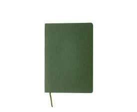Блокнот в клітинку А5 Berganote Tessil, м'яка обкладинка (зелений) Блокнот в клітинку А5 Berganote Tessil, м'яка обкладинка (зелений)