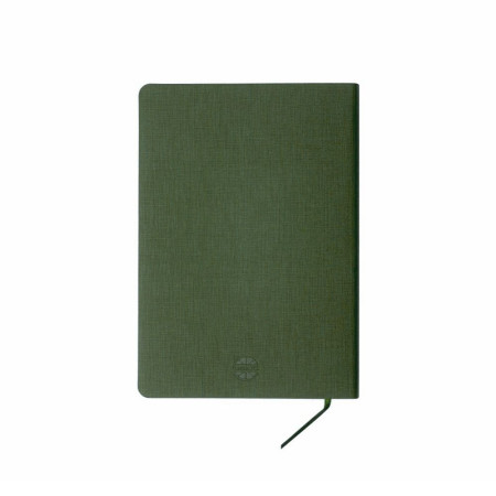 Блокнот в клітинку А5 Berganote Tessil, м'яка обкладинка (зелений)