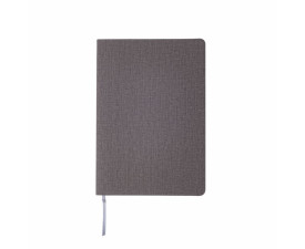 Блокнот в клітинку А5 Berganote Tessil, м'яка обкладинка (сірий) Блокнот в клітинку А5 Berganote Tessil, м'яка обкладинка (сірий)