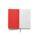 Блокнот в клітинку А5 Berganote Alanis, м'яка обкладинка (білий/червоний) Блокнот в клітинку А5 Berganote Alanis, м'яка обкладинка (білий/червоний)