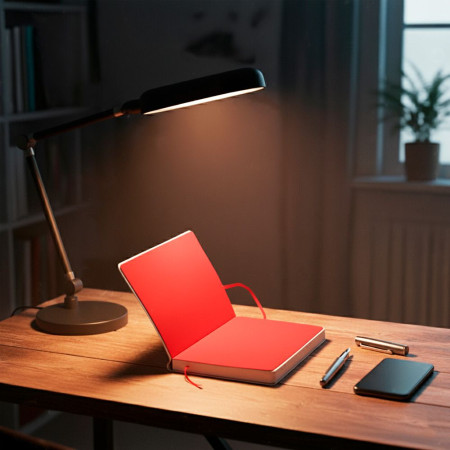 Блокнот в клітинку А5 Berganote Alanis, м'яка обкладинка (білий/червоний) Блокнот в клітинку А5 Berganote Alanis, м'яка обкладинка (білий/червоний)