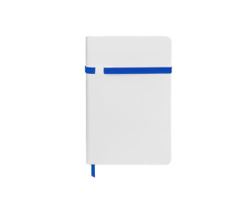 Блокнот в клітинку А5 Berganote Alanis, м'яка обкладинка (білий/синій)