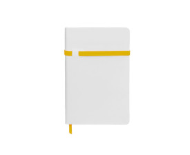 Блокнот в клітинку А5 Berganote Alanis, м'яка обкладинка (білий/жовтий)