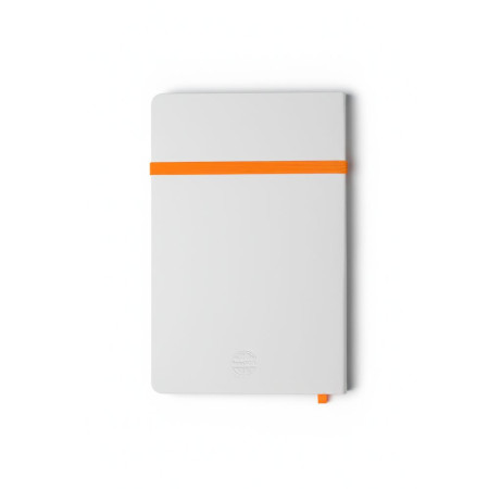 Блокнот в клітинку А5 Berganote Alanis, м'яка обкладинка (білий/помаранчевий) Блокнот в клітинку А5 Berganote Alanis, м'яка обкладинка (білий/помаранчевий)