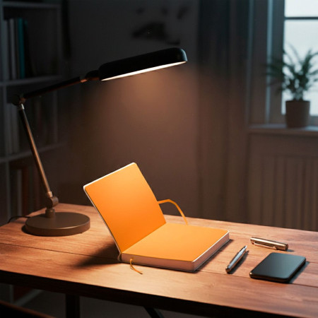 Блокнот в клітинку А5 Berganote Alanis, м'яка обкладинка (білий/помаранчевий) Блокнот в клітинку А5 Berganote Alanis, м'яка обкладинка (білий/помаранчевий)