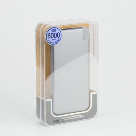 Повербанк 6000 mAh Bergamo Trick, світлодіодний індикатор