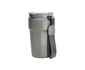 Термокружка 380 мл сталева Line Art Comfy, вакуумна (сірий)