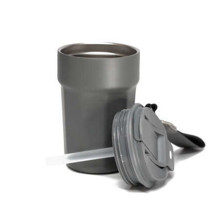 Термокружка 380 мл сталева Line Art Comfy, вакуумна (сірий)