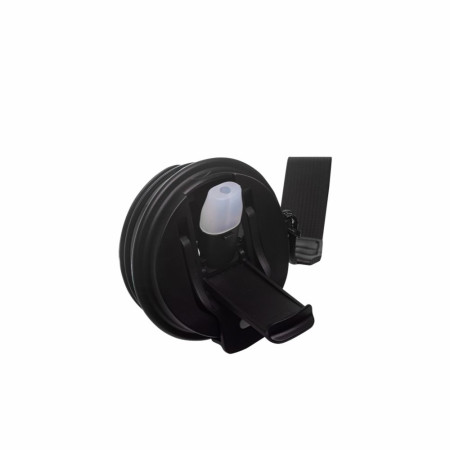 Термокружка 380 мл сталева Line Art Comfy, вакуумна (чорний)