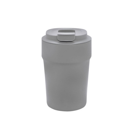 Термокружка 380 мл сталева Line Art Rhodes, вакуумна (сірий)