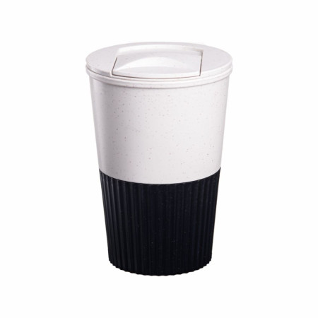 Термокружка 350 мл пластикова Line Art Eco Salta (чорний) Термокружка 350 мл пластикова Line Art Eco Salta (чорний)