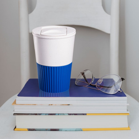 Термокружка 350 мл пластикова Line Art Eco Salta (синій)