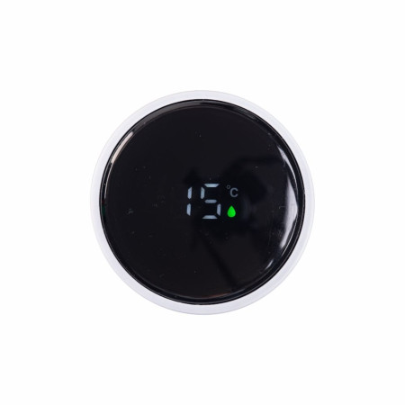 Термос 500 мл сталевий Line Art Cusco з індикатором температури, вакуумний (білий)