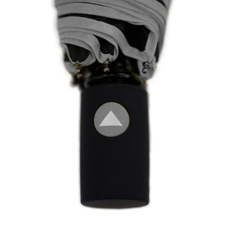 Парасоля складана напівавтоматична Bergamo Sky (сріблястий/чорний)