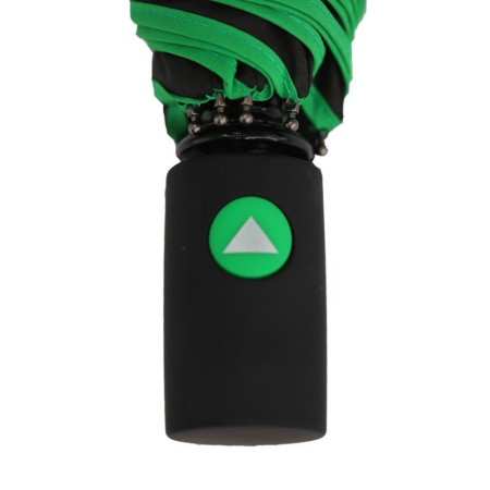 Парасоля складана напівавтоматична Bergamo Sky (чорний/зелений)