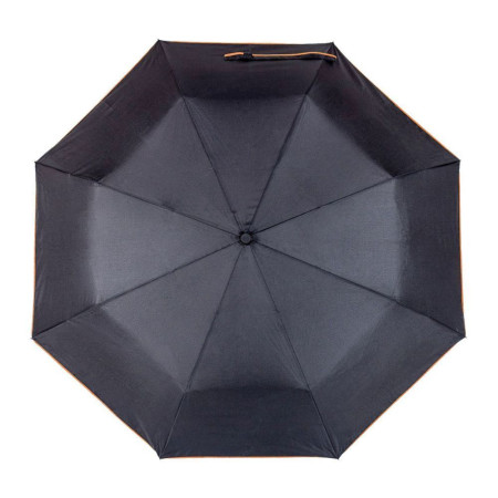 Парасоля складана напівавтоматична Bergamo Sky (чорний/помаранчевий)