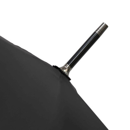 Парасоля-тростина напівавтоматична Bergamo Bloom (чорний/червоний)